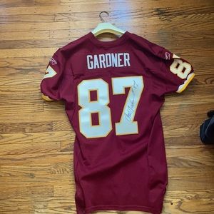 Signed Jersey Redskins Wide receiver Rod Gardner